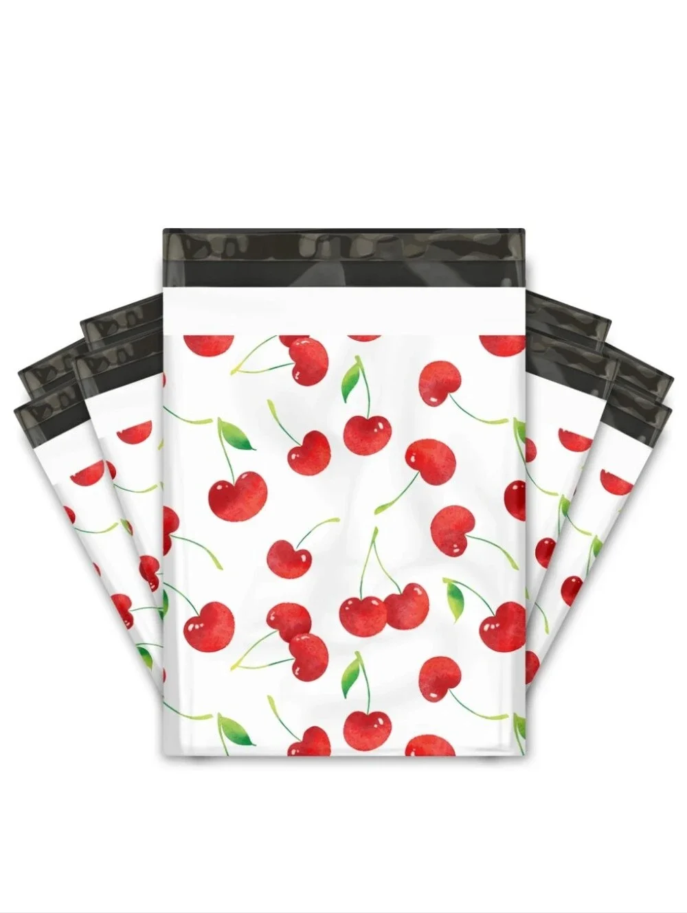 25ct, 10x13 CHERRIES POLY MAILERS